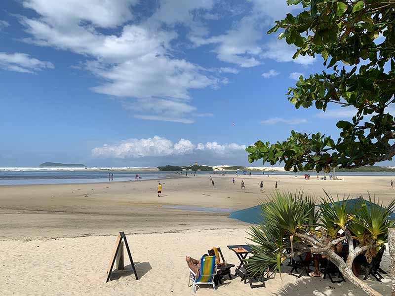 Praia do Rio da Madre na Guarda do Embaú