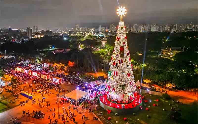Árvore de Natal de SP 2022: As atrações do Parque Villa Lobos Árvore de Natal de SP 2022: As atrações do Parque Villa Lobos