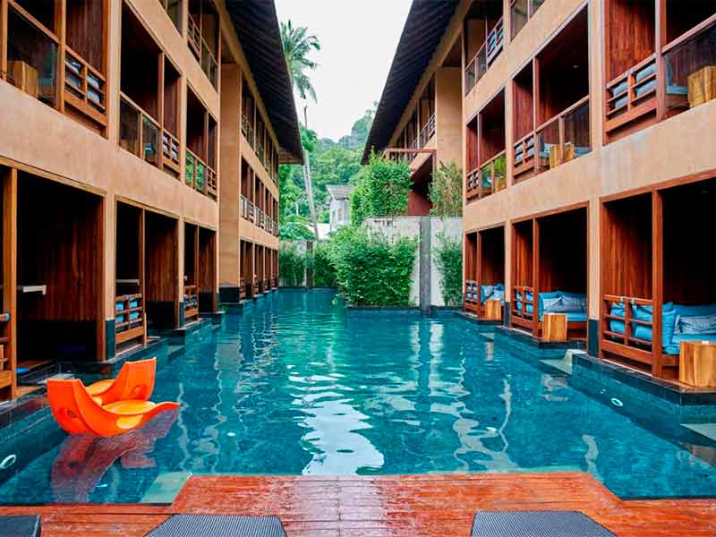 Piscina do Avatar, hotel localizado em Railay Beach