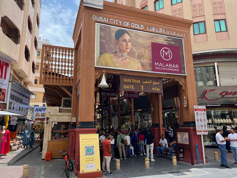 Gold Souk, mercado do ouro, entra no roteiro de o que fazer em Dubai