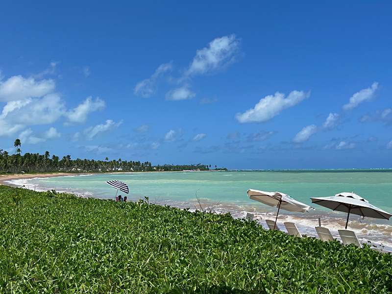 Vista da Praia de Lages em Alagoas
