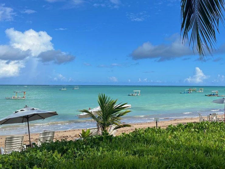 Vista da Praia de Lages em Alagoas