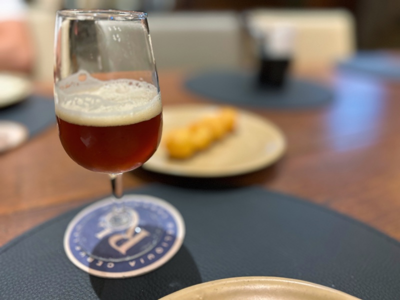 Cerveja e petisco da Cervejaria Relíquia, dica de onde comer em Diamantina