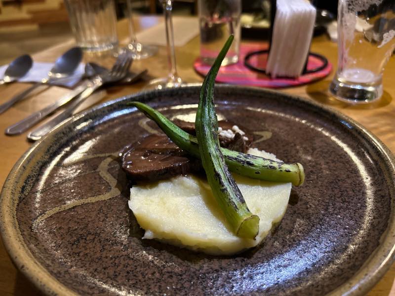 Asado Negro, penúltimo passo do menu degustação do Átrio