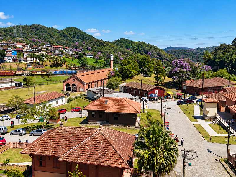 Vista aérea da Vila de Paranapiacaba